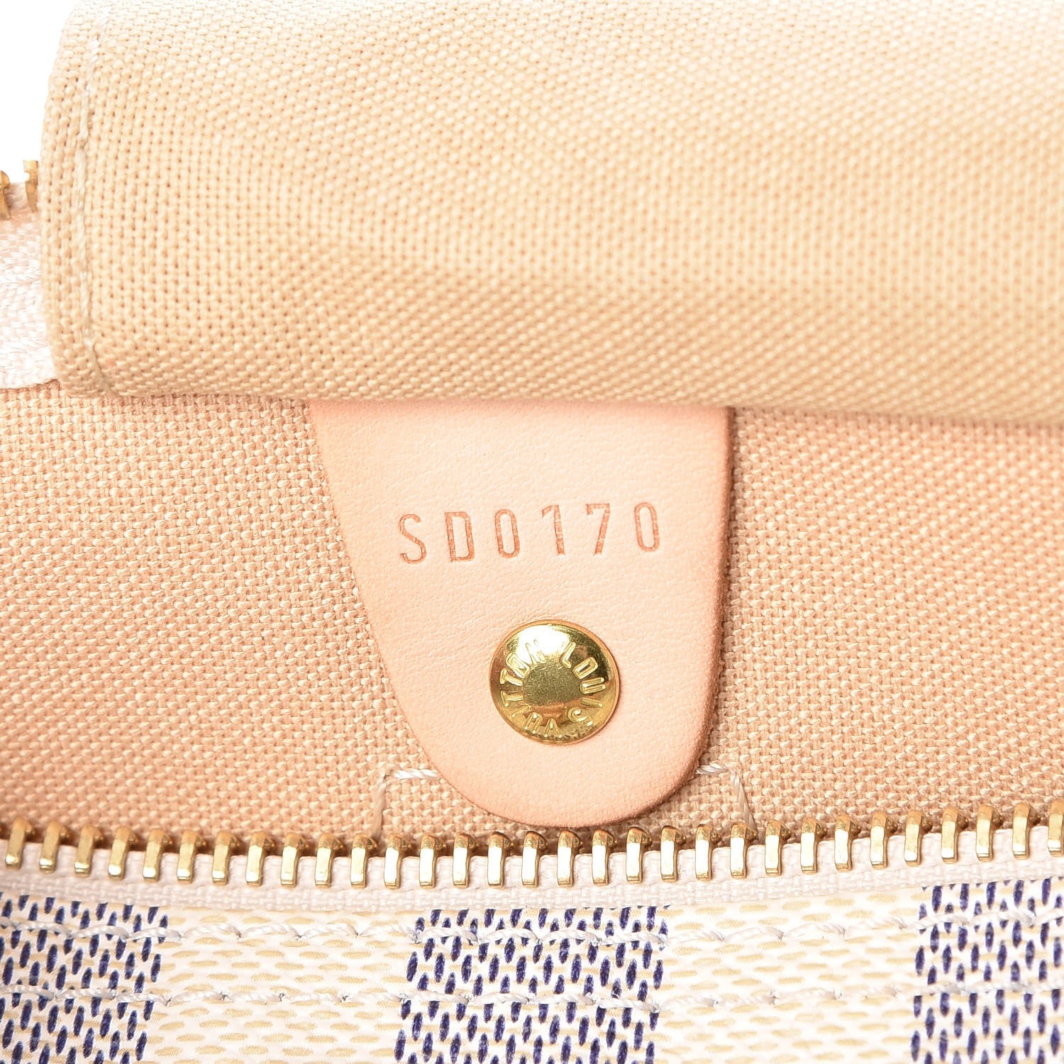Louis Vuitton Damier Azur Speedy 30 7 of 9
