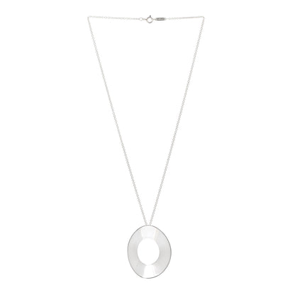 Tiffany Sterling Silver Frank Gehry Morph Pendant Necklace 3 of 4
