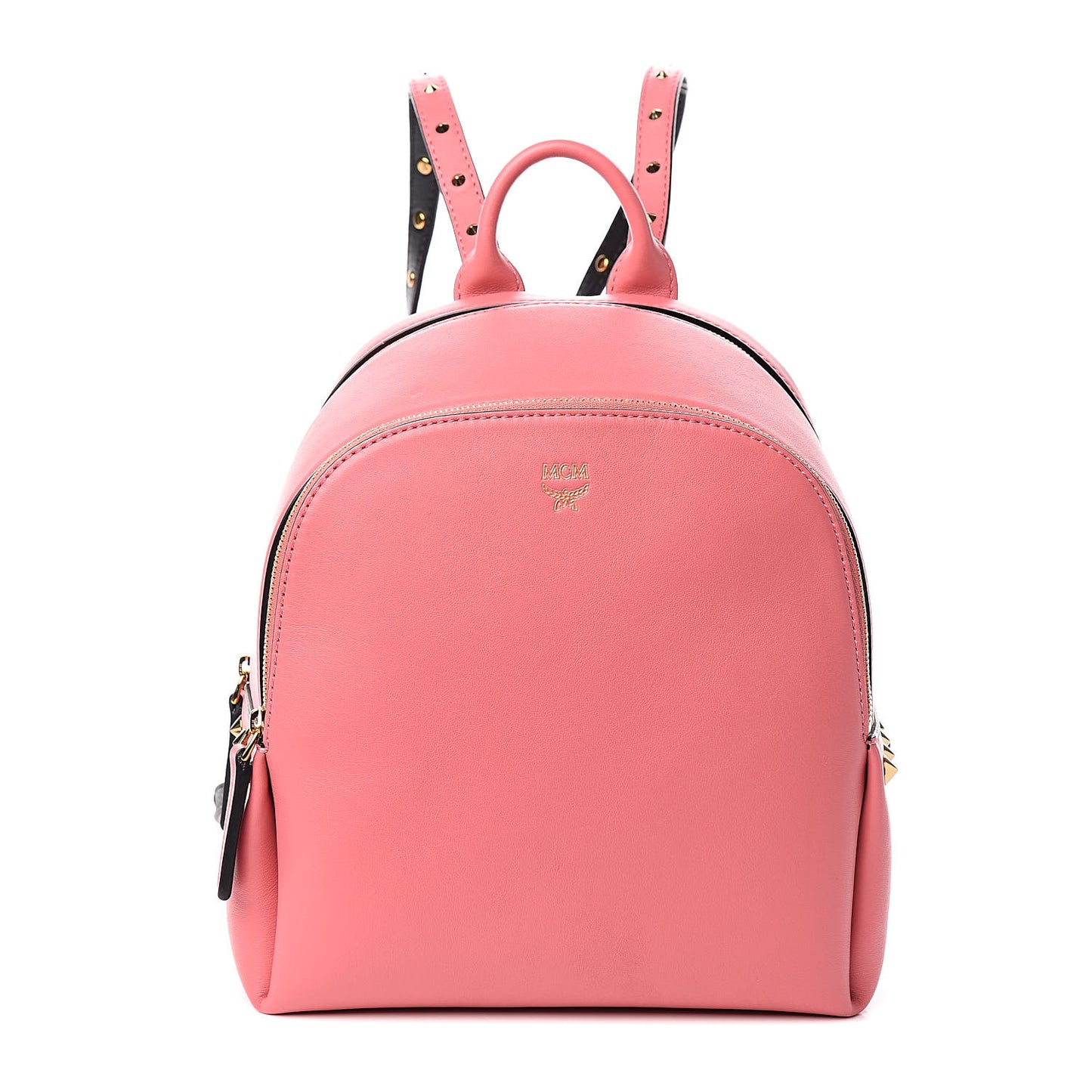 Calfskin Mini Duchess Polke Studs Backpack Pink