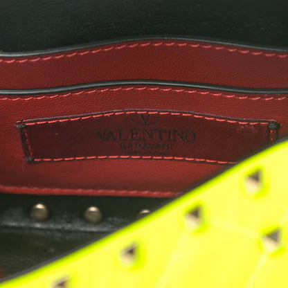 Valentino Garavani Calfskin Micro Rockstud Spike Shoulder Bag Lime 6 of 9