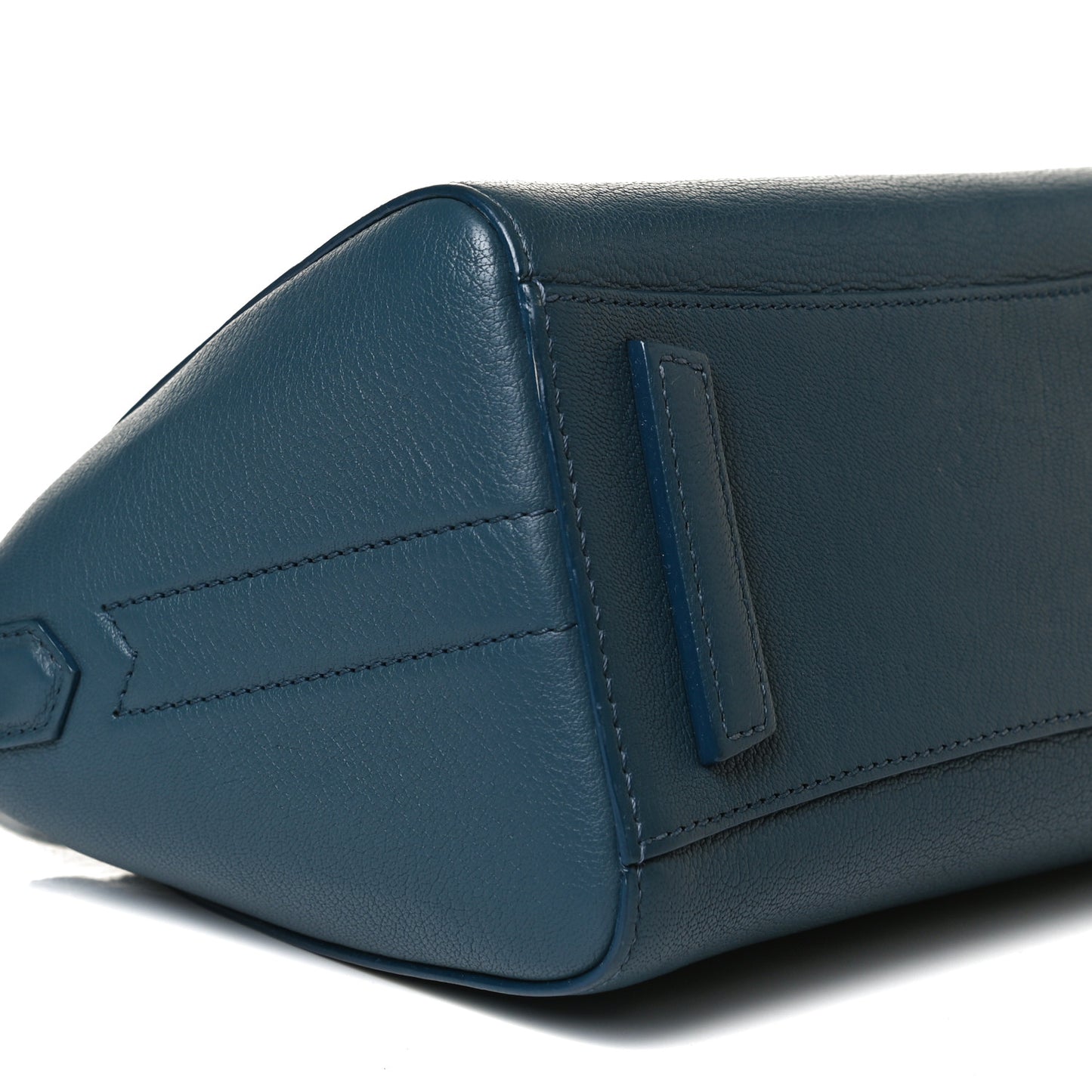 Sugar Goatskin Mini Antigona Oil Blue