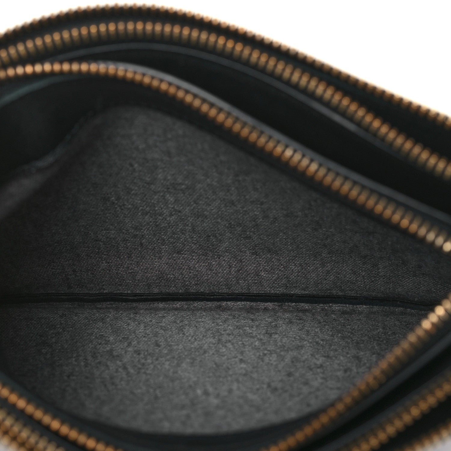 Celine Lambskin Small Trio Crossbody Bag Black 6 of 12