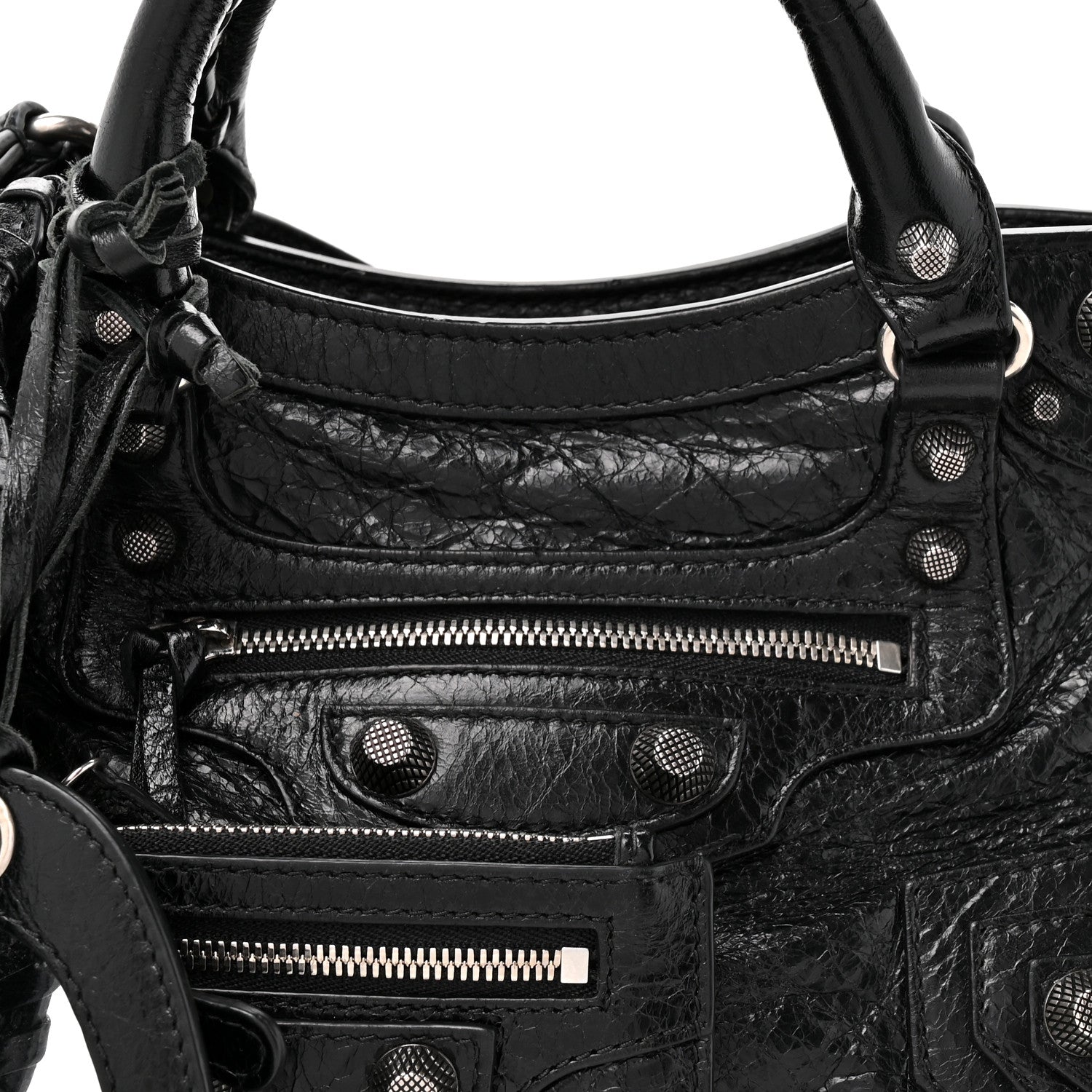 Balenciaga Agneau Arena Neo Cagole Handbag XS Black 7 of 10