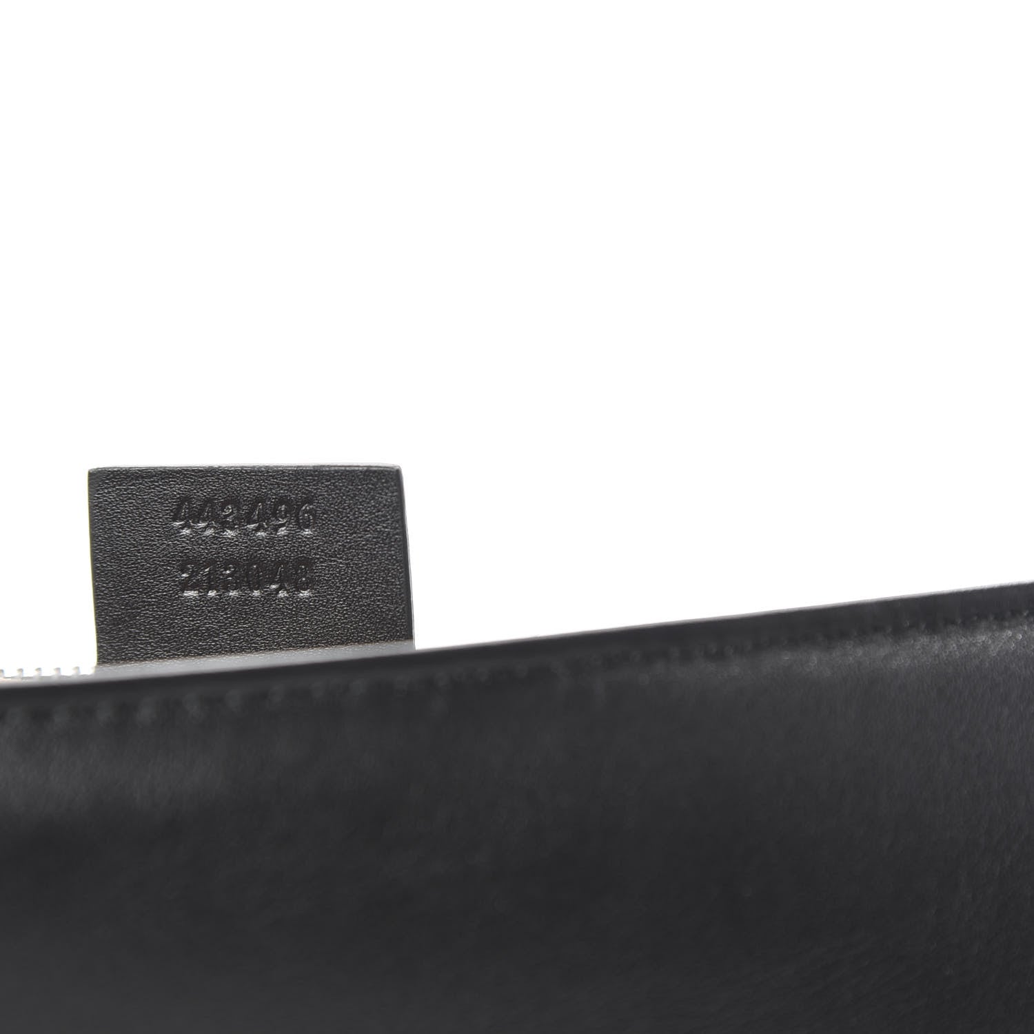 Gucci Calfskin Matelasse Medium GG Marmont Shoulder Bag Black 9 of 10