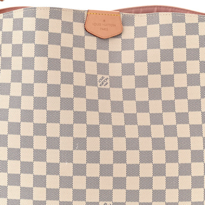 Louis Vuitton LOUIS VUITTON Damier Azur Graceful MM Rose Ballerine 7 of 9