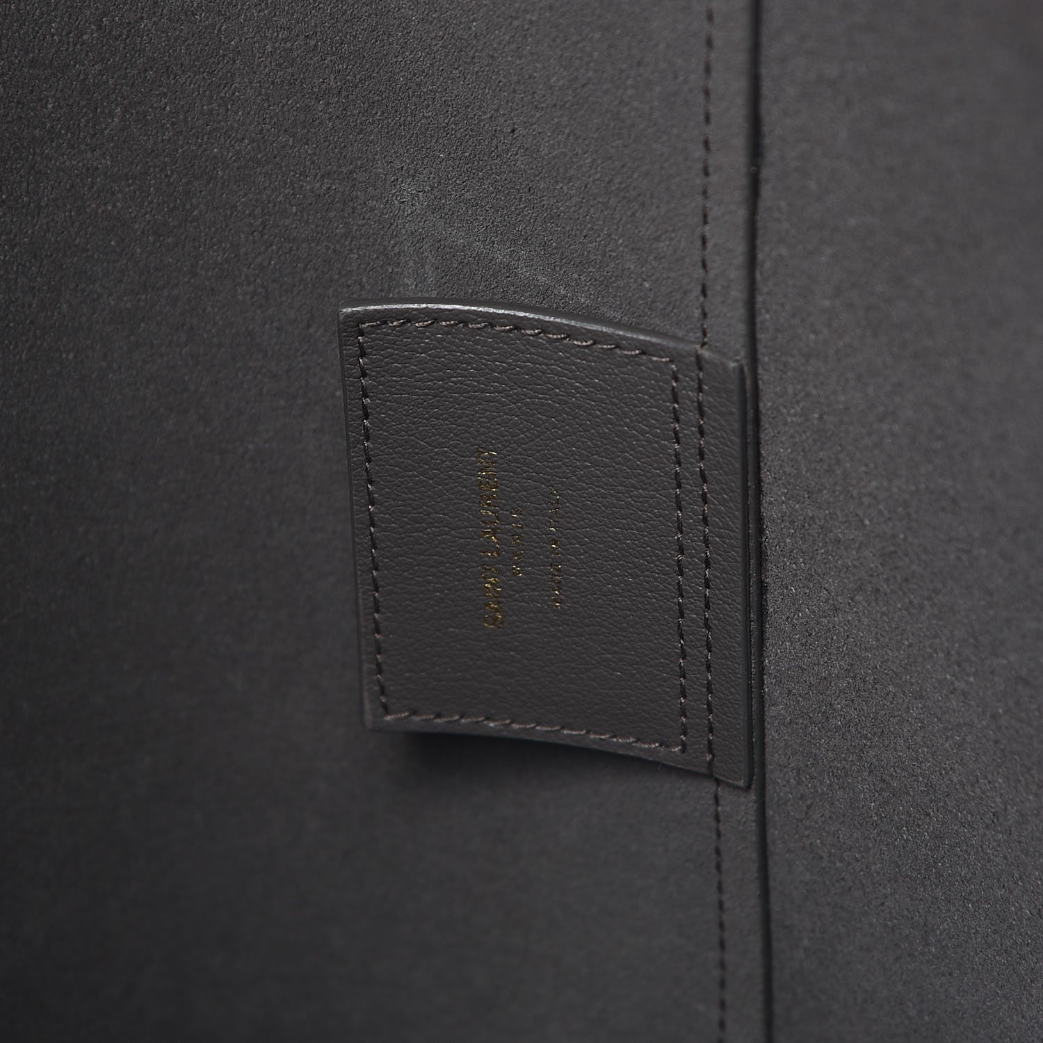 Saint Laurent Calfskin Large Shopping Tote Dark Grey 8 of 12