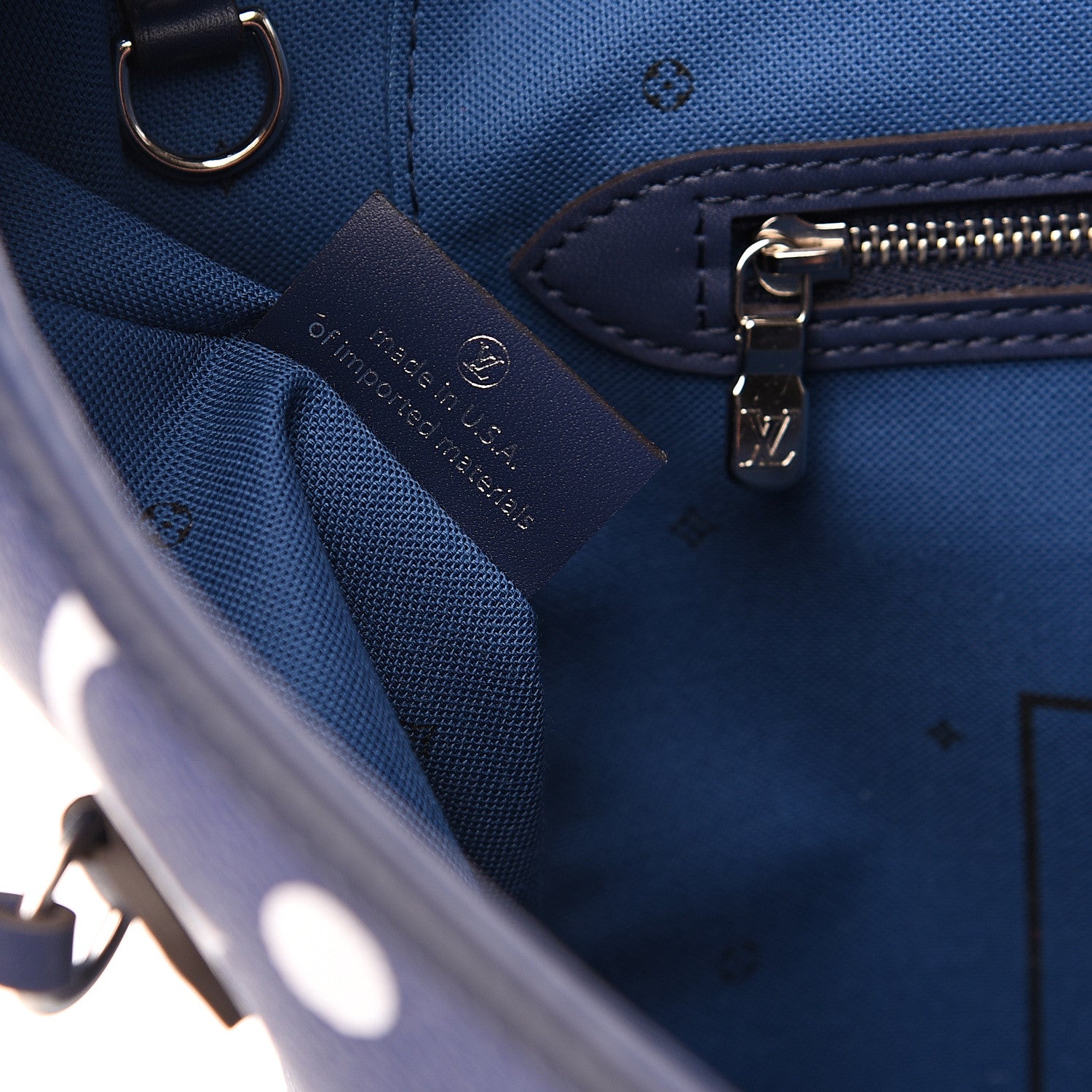 Louis Vuitton Monogram Escale Neverfull MM Blue 6 of 11