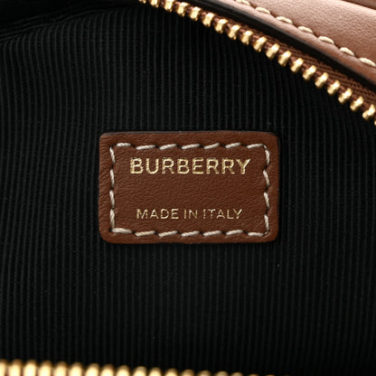 Burberry Canvas Calfskin Louise Bag Natural 7 of 11