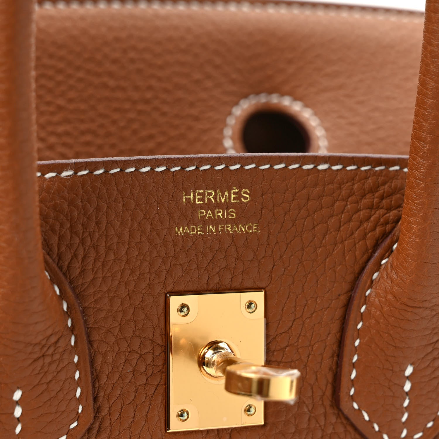 Hermes Togo Birkin 25 Gold 6 of 9