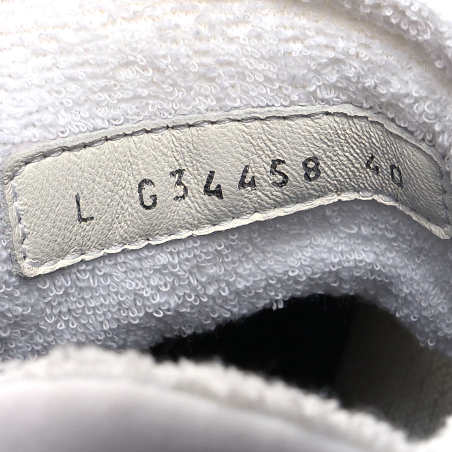 Calfskin Mesh Lycra Womens Logo High Top Sneakers 40 White
