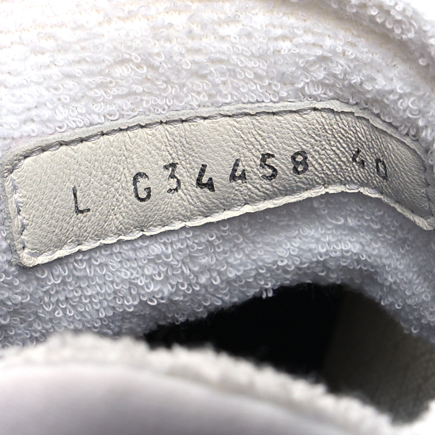 Chanel Calfskin Mesh Lycra Womens Logo High Top Sneakers 40 White 6 of 9