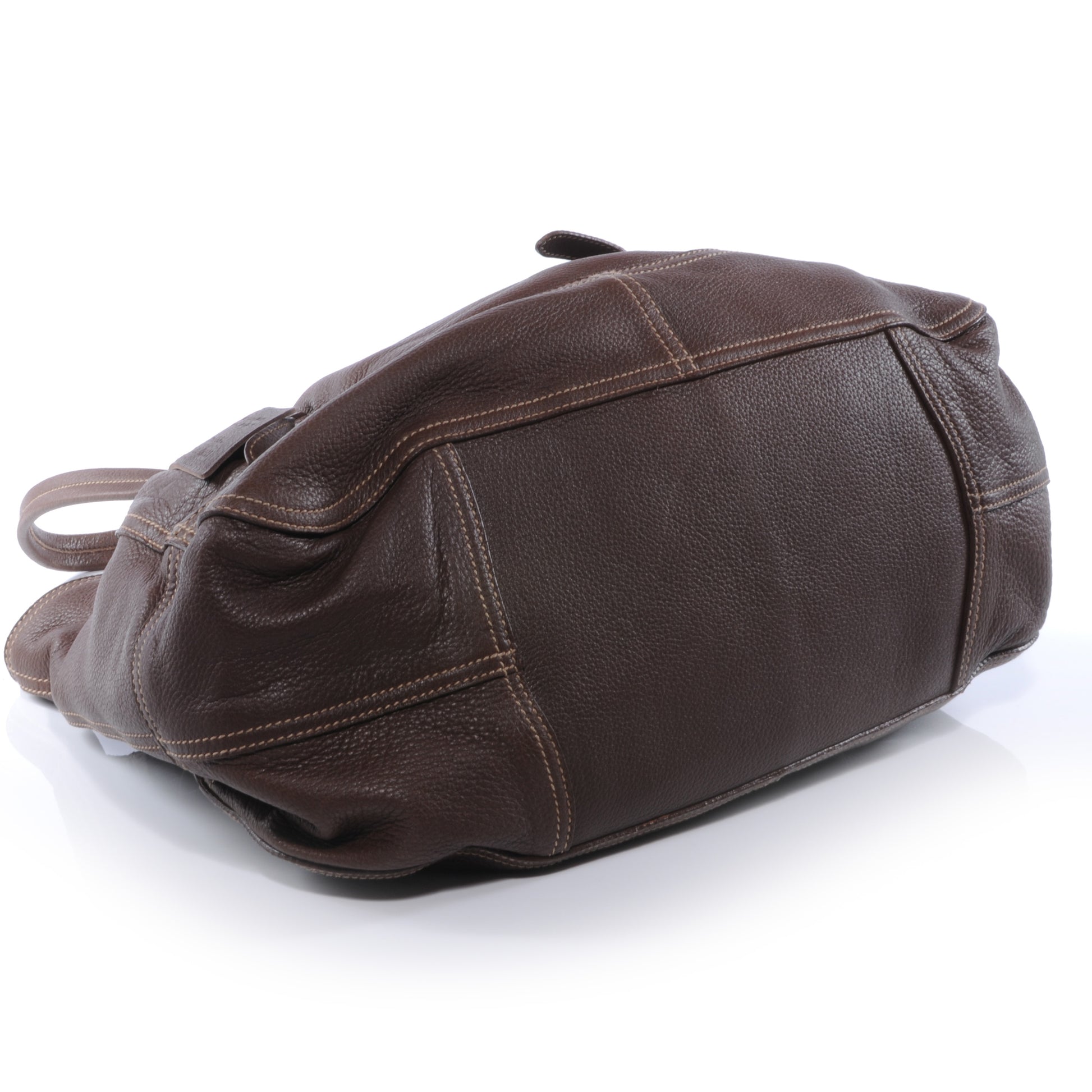 Prada Cervo Antik Drawstring Shopping Bag Bruciato 4 of 8