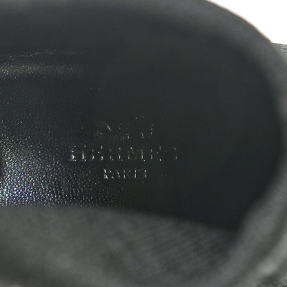 Hermes Knit Calfskin Volver Ankle Boots 39 Black 7 of 7