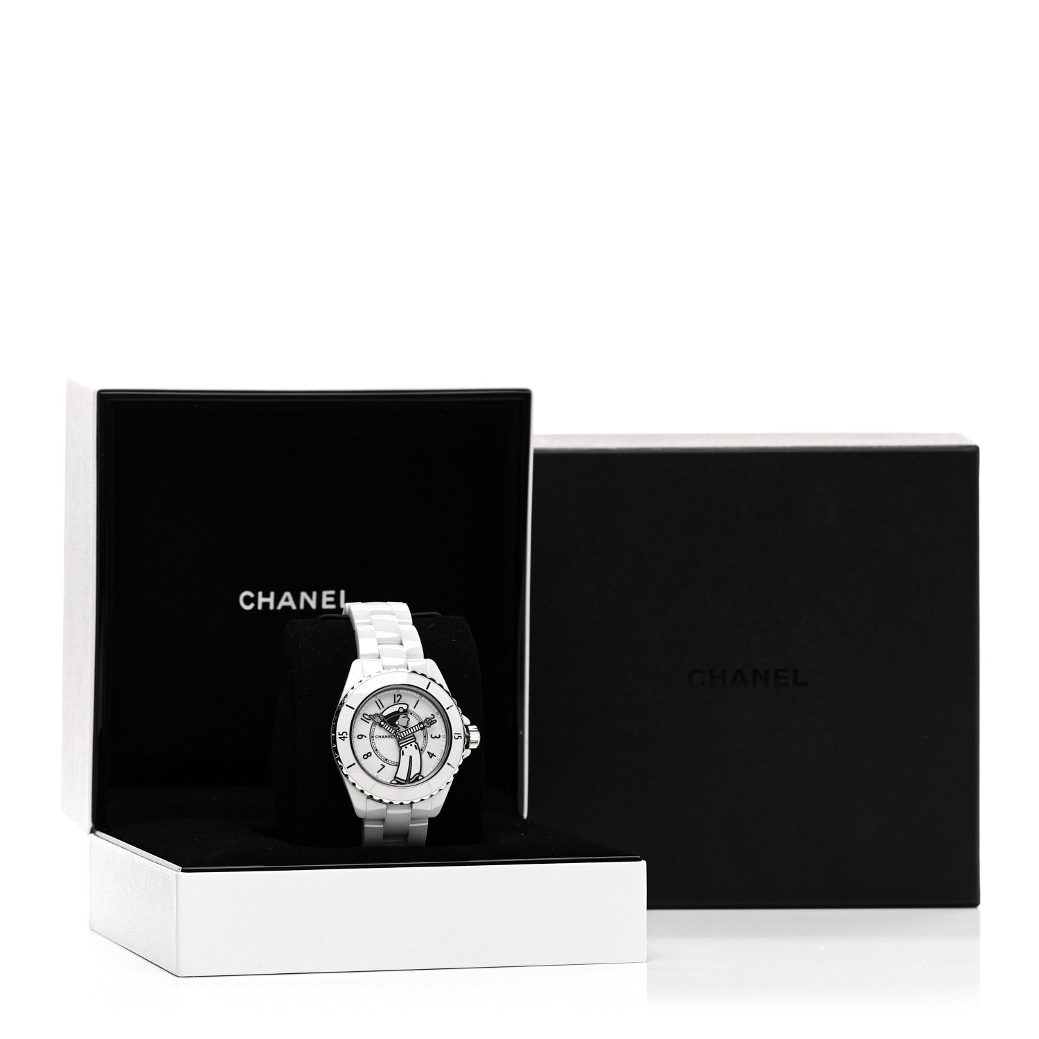 Chanel Stainless Steel Ceramic 38mm J12 Limited Edition Mademoiselle La Pausa Automatic Watch White 5 of 5