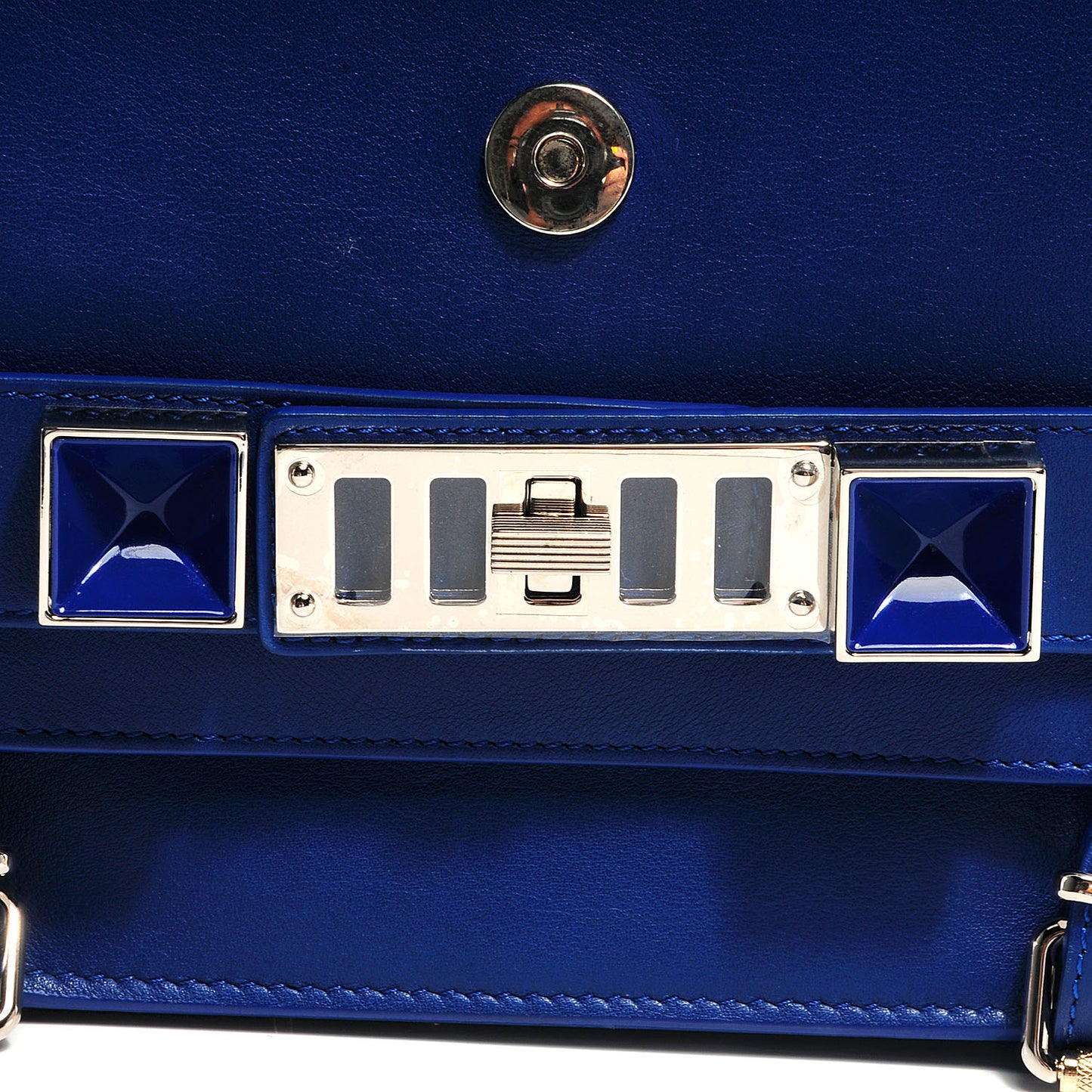 Smooth Calf PS11 Classic Shoulder Bag Royal Blue