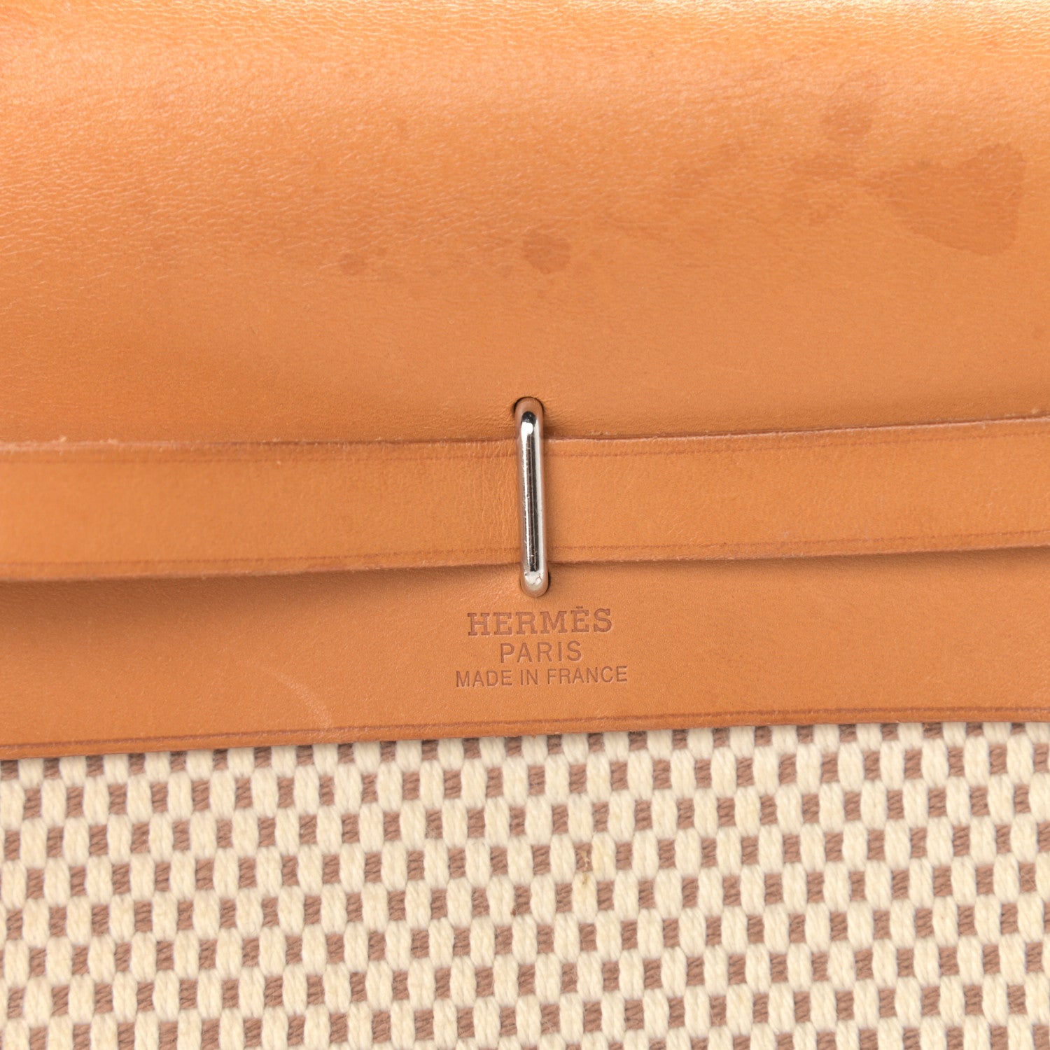 Hermes Toile Vache Calfskin Herbag TPM Natural 6 of 13