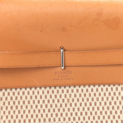 Hermes Toile Vache Calfskin Herbag TPM Natural 6 of 13