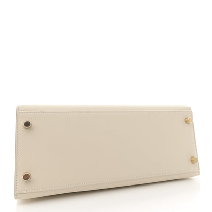 Hermes Epsom Kelly Sellier 28 Craie 4 of 11