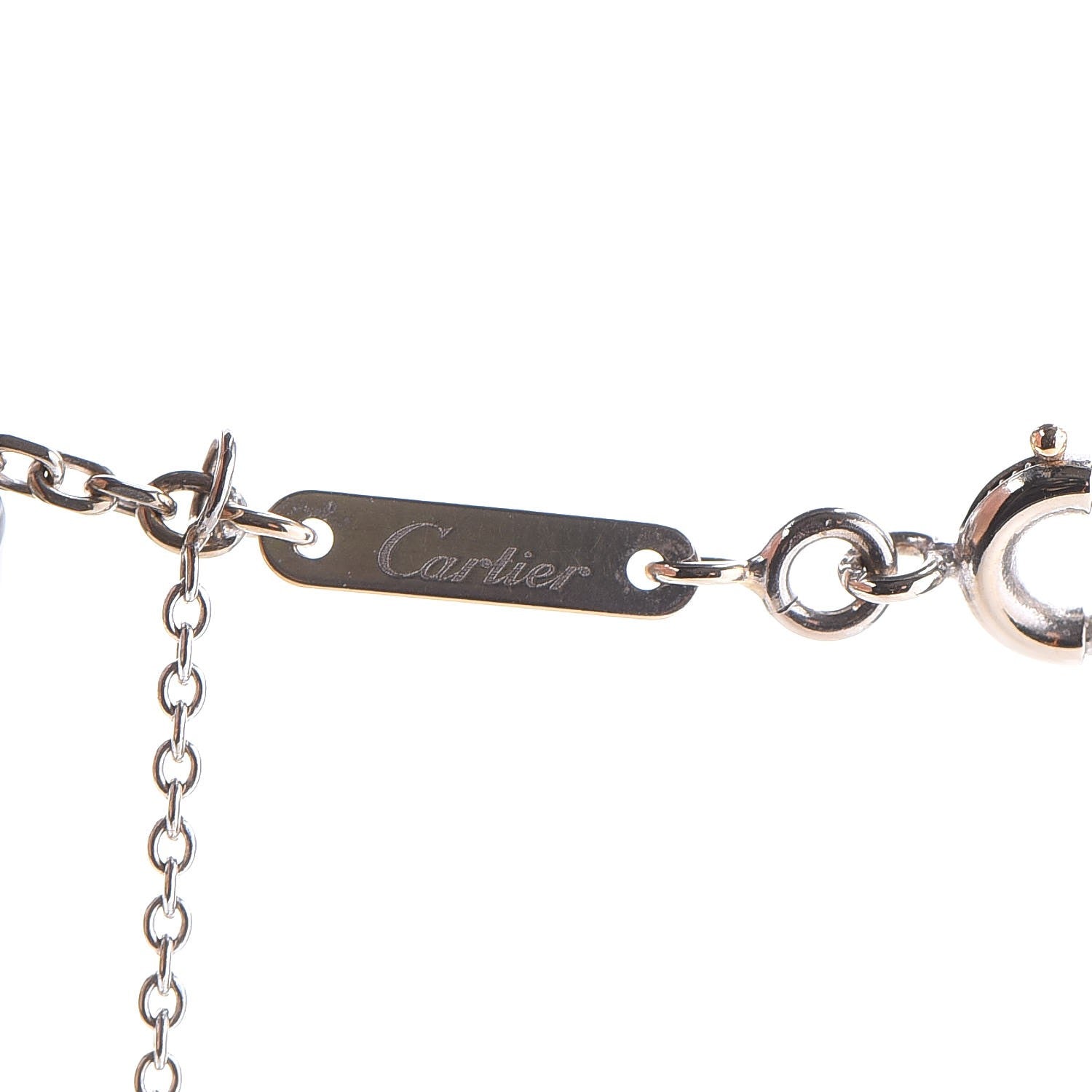 Cartier 18K White Gold Medium Hearts and Symbols Necklace 6 of 6