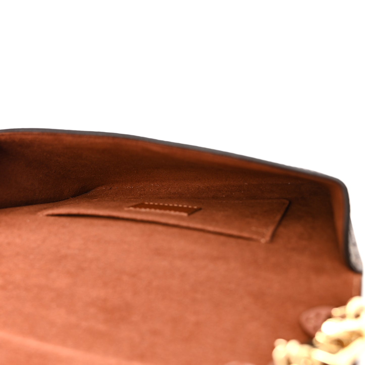 Monogram Padlock On Strap Caramel