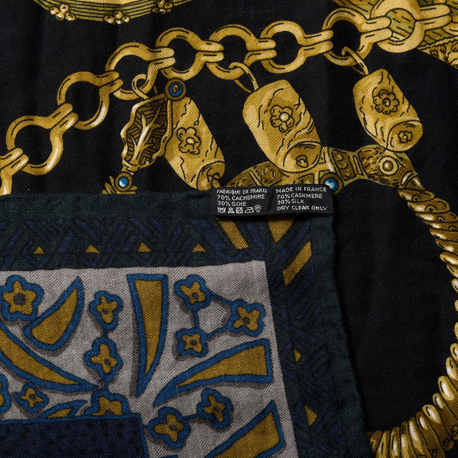 Hermes Cashmere Silk Zenobie Reine De Palmyre Shawl 140 7 of 7