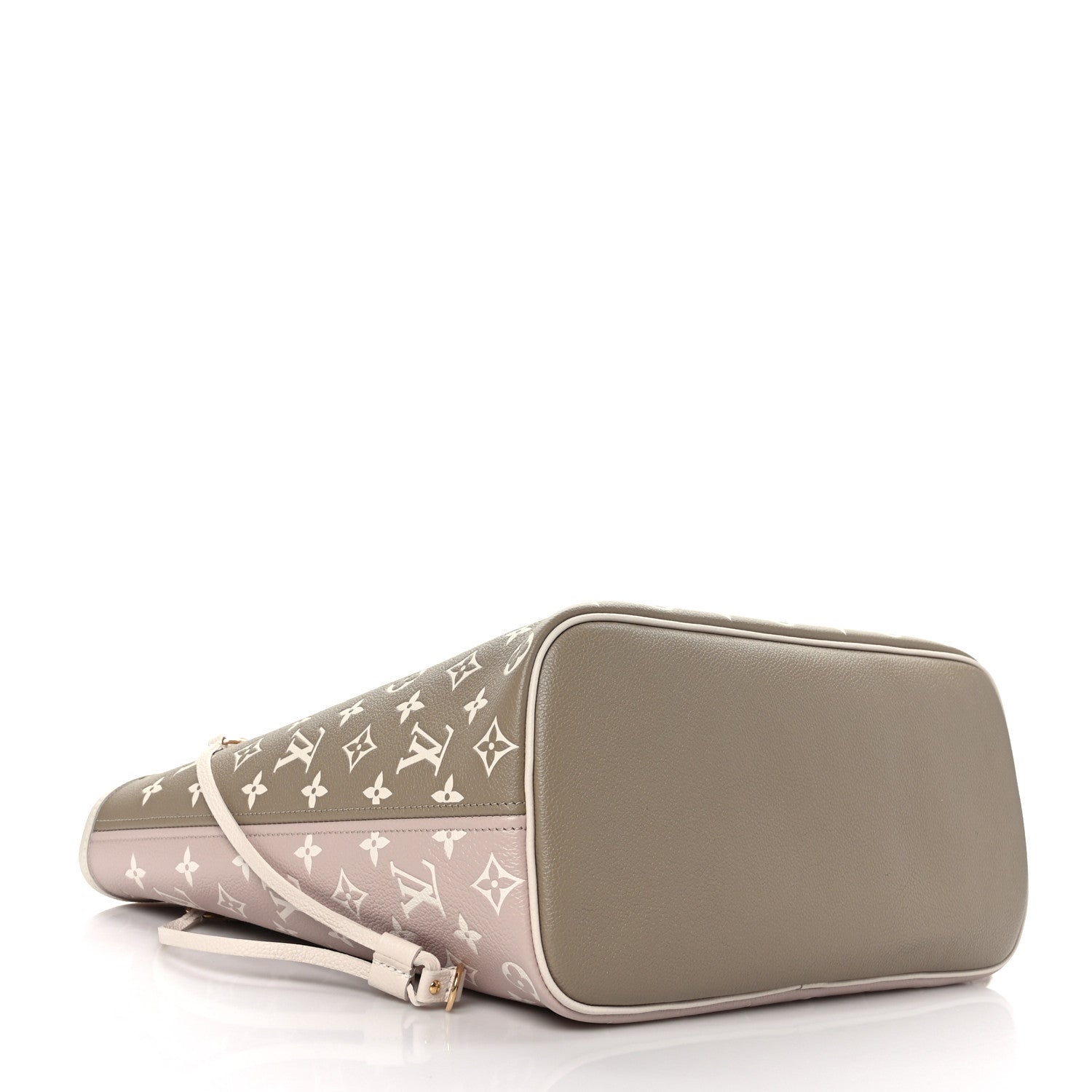 Louis Vuitton Empreinte Monogram Spring In The City Neverfull MM Kaki Beige Cream 4 of 8