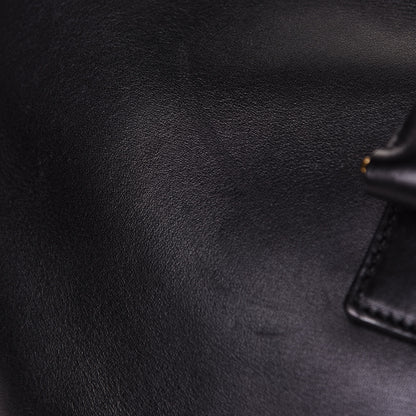Saint Laurent Calfskin Classic Duffle 12 Black 16 of 18