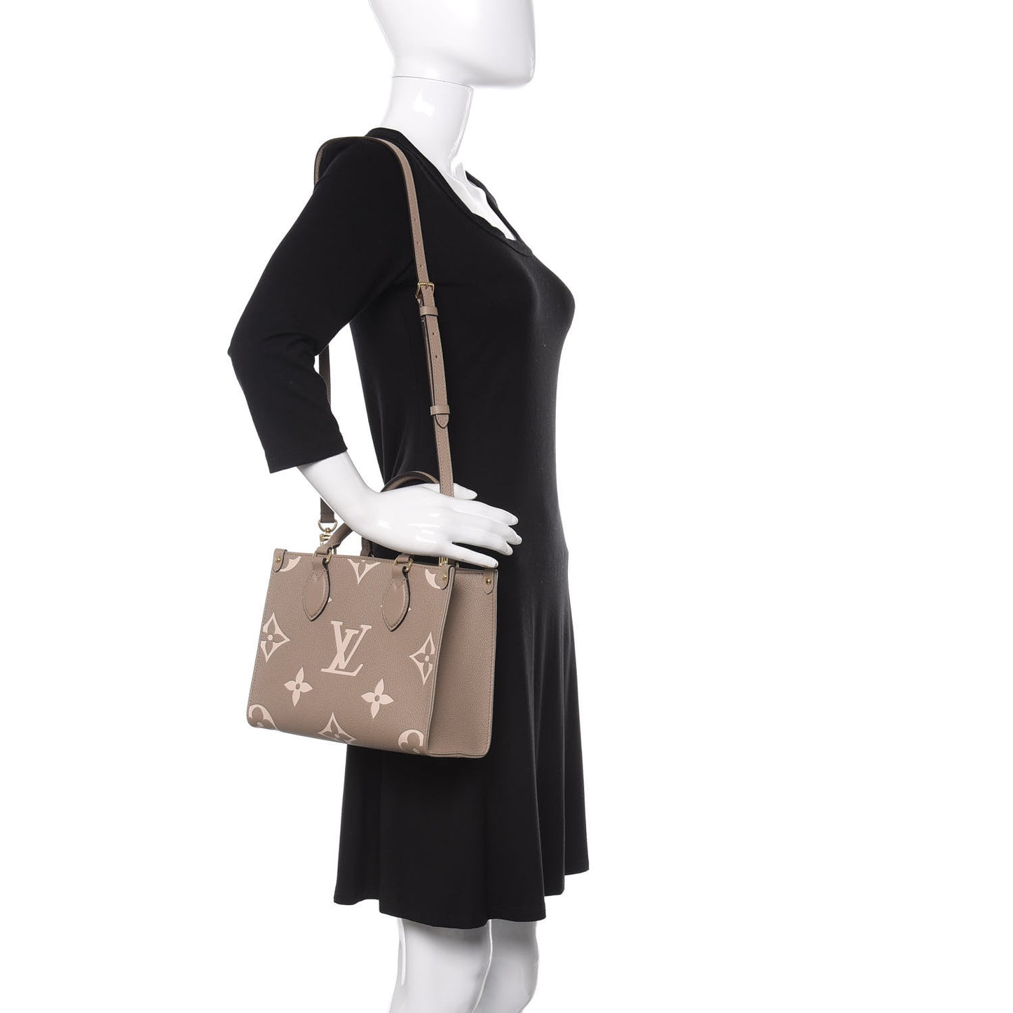 Empreinte Monogram Giant Onthego PM Tourterelle Creme
