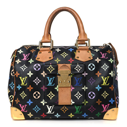 Louis Vuitton Monogram Multicolor Speedy 30 Black 1 of 14