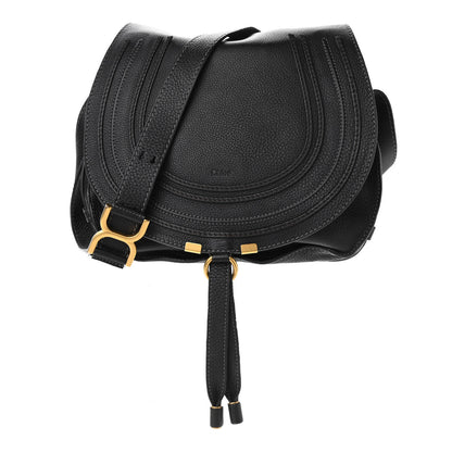 Chloe Calfskin Medium Marcie Round Crossbody Bag Black 1 of 12