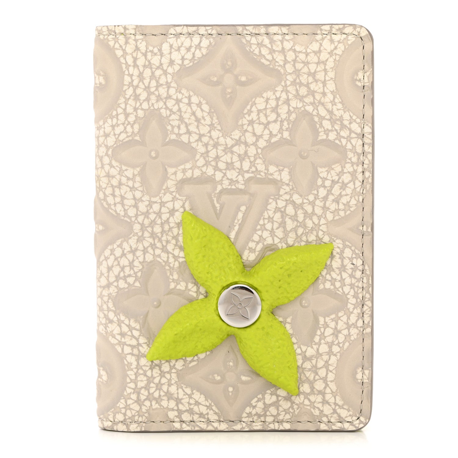 Louis Vuitton LOUIS VUITTON Taurillon Rock Climbing Pocket Organizer Chalk 1 of 6