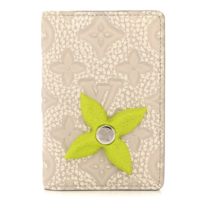 Louis Vuitton LOUIS VUITTON Taurillon Rock Climbing Pocket Organizer Chalk 1 of 6