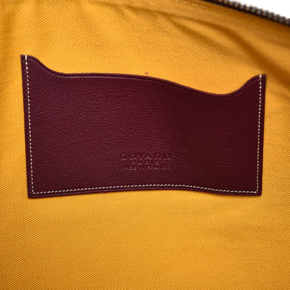 Goyard Goyardine Senat Pochette GM Burgundy 6 of 6