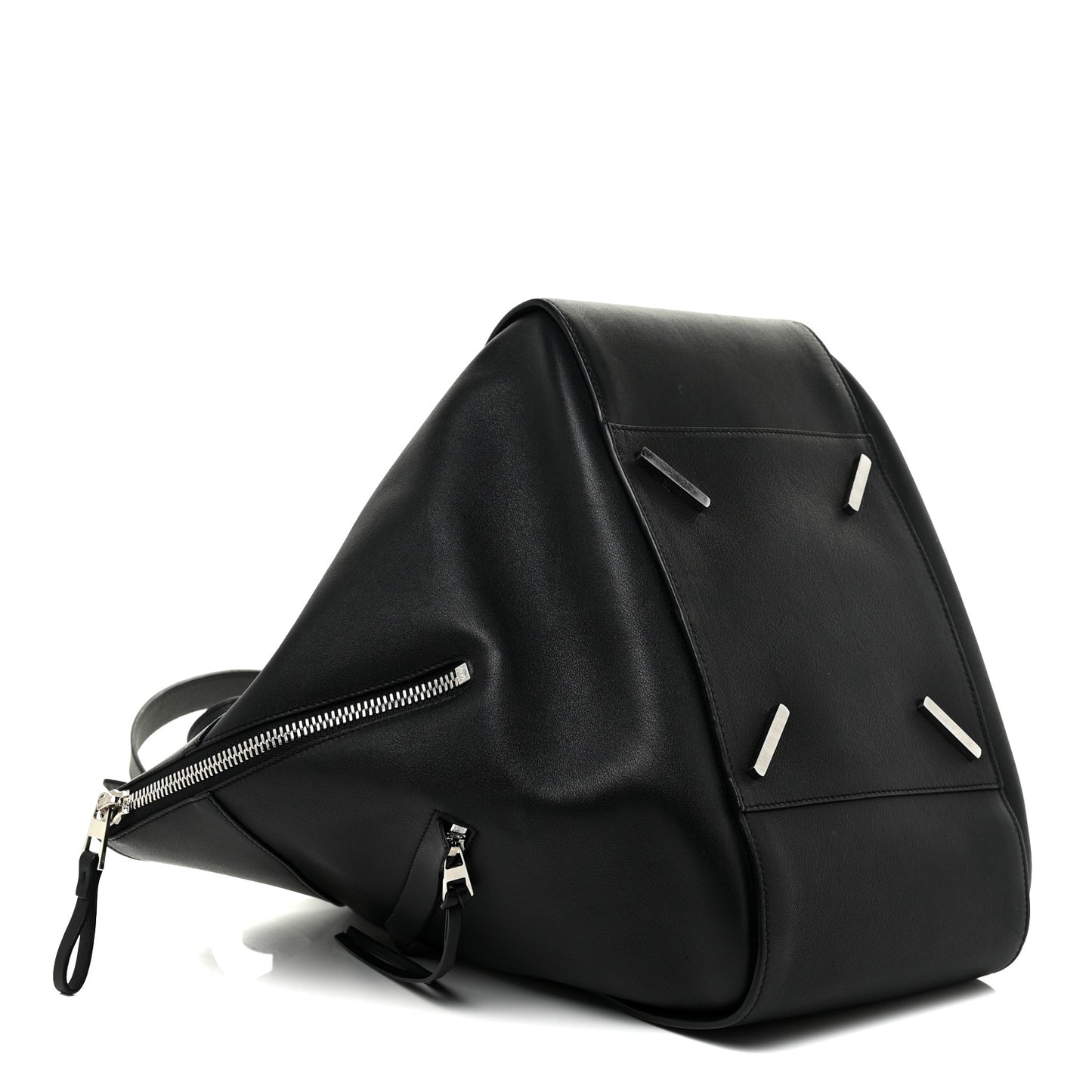 Calfskin Medium Hammock Shoulder Bag Black