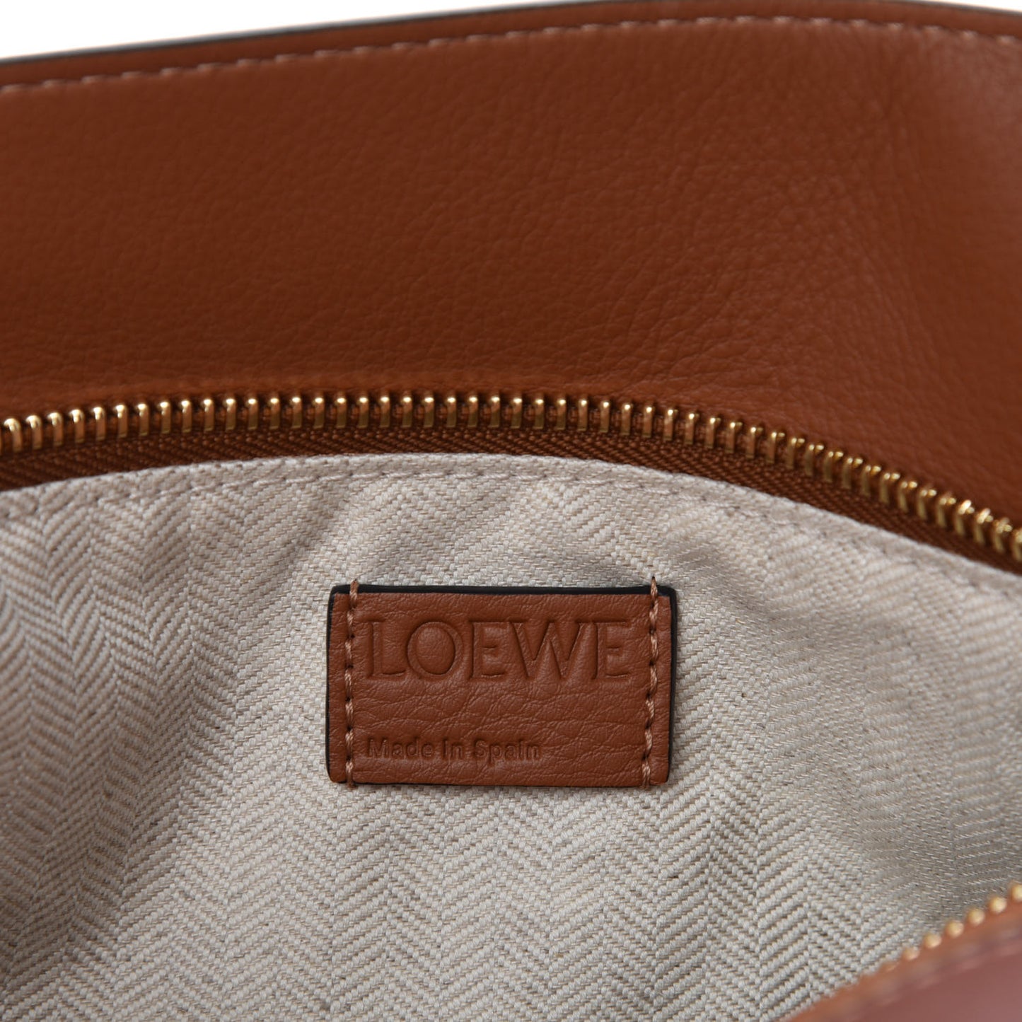 Calfskin Small Puzzle Bag Tan Medium Pink