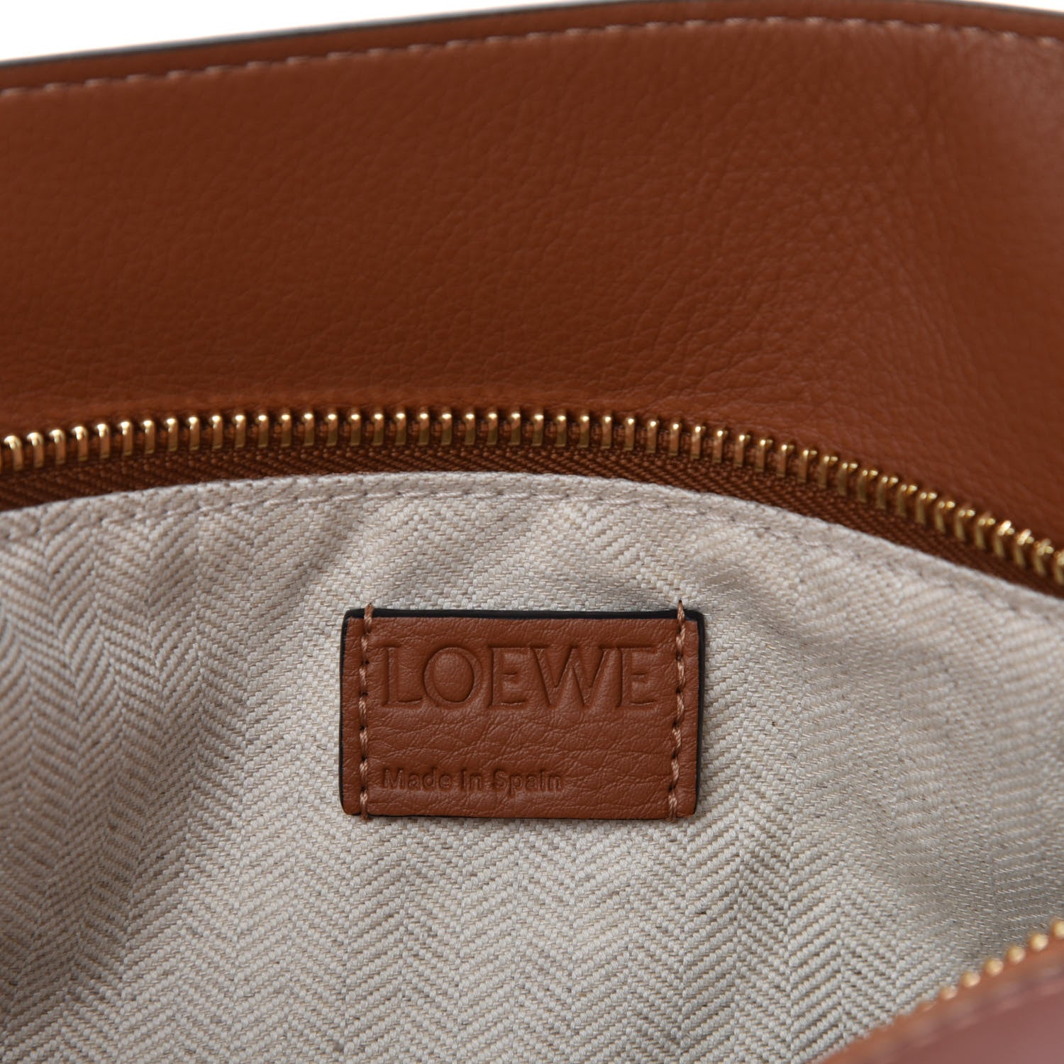 Loewe Calfskin Small Puzzle Bag Tan Medium Pink 6 of 9