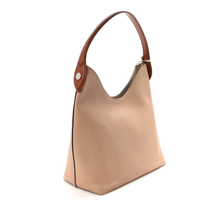 Louis Vuitton Calfskin Lockme Hobo Beige 3 of 11