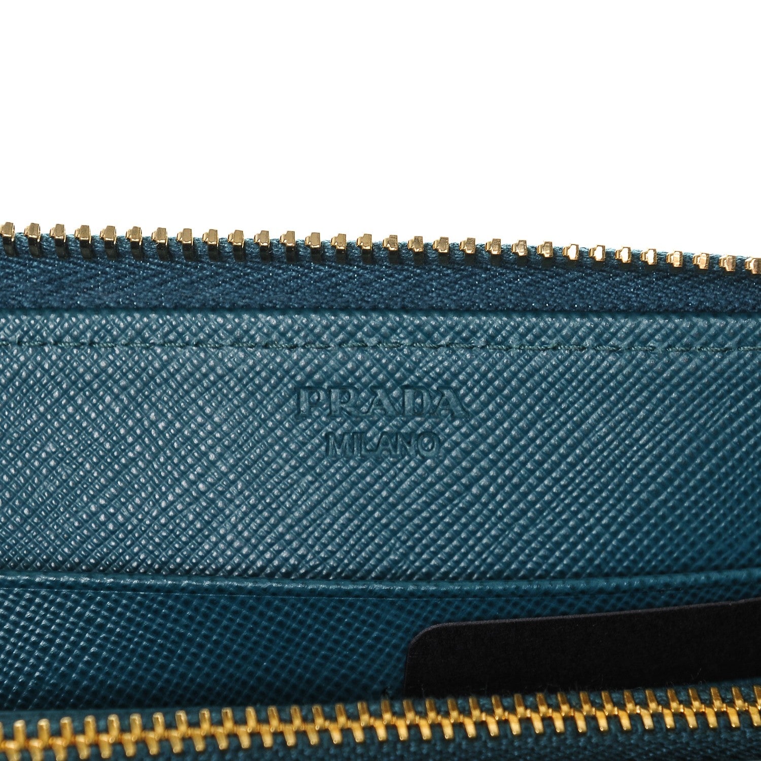 Prada Saffiano Metal Zip Around Wallet Ottanio 6 of 6