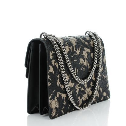 Gucci GG Supreme Monogram Arabesque Medium Dionysus Shoulder Bag Black 3 of 7