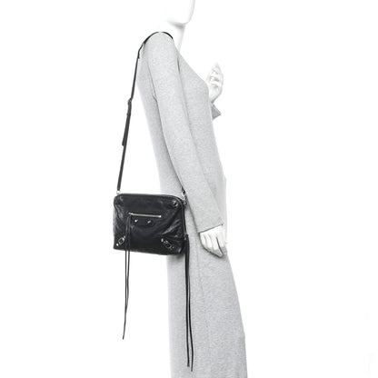Balenciaga Agneau Classic Hardware XS Reporter Crossbody Black 2 of 11
