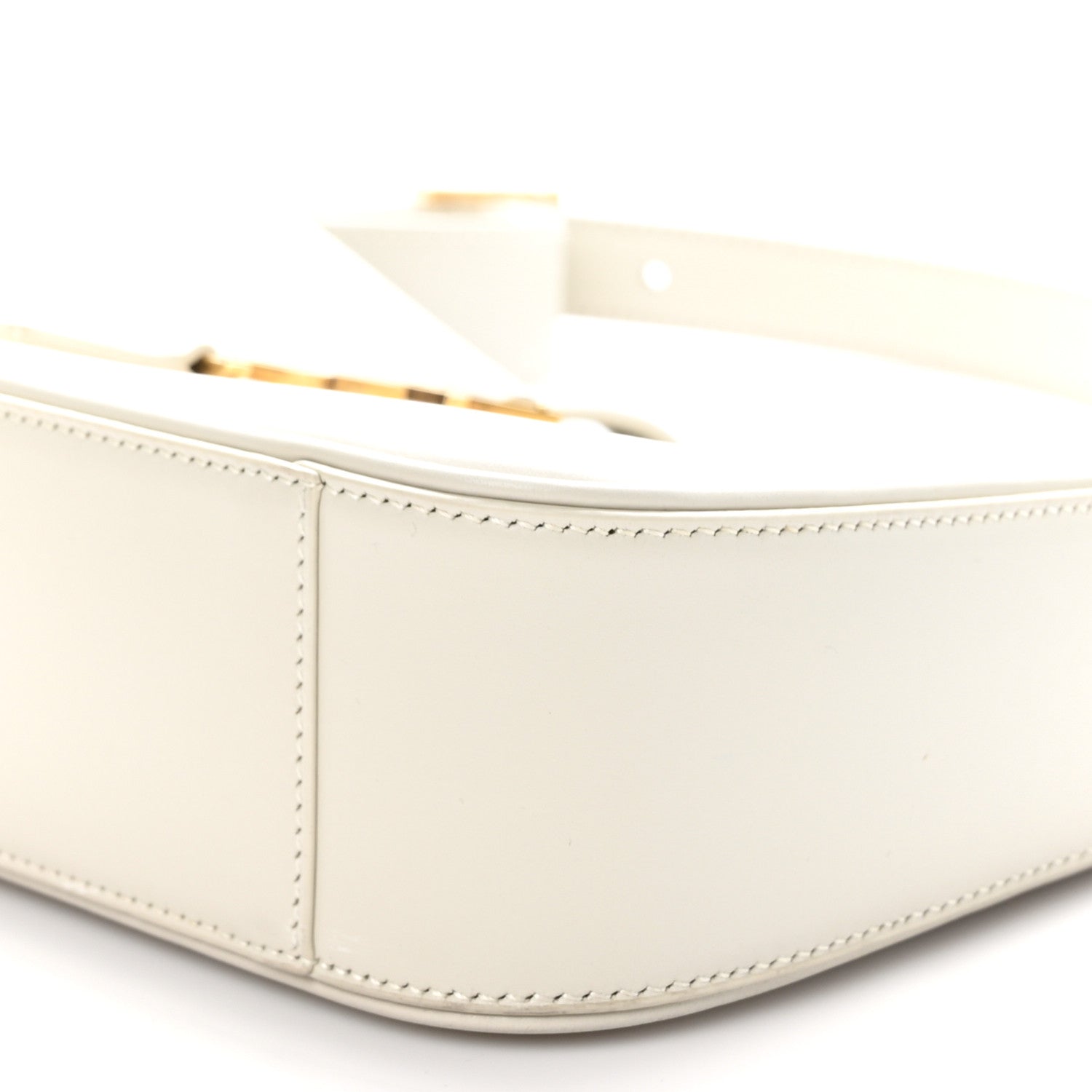 Saint Laurent Smooth Calfskin Le 5 A 7 Hobo Crema Soft 10 of 11