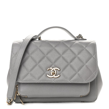 Chanel Caviar Quilted Medium Business Affinity Flap Grey 1 of 8