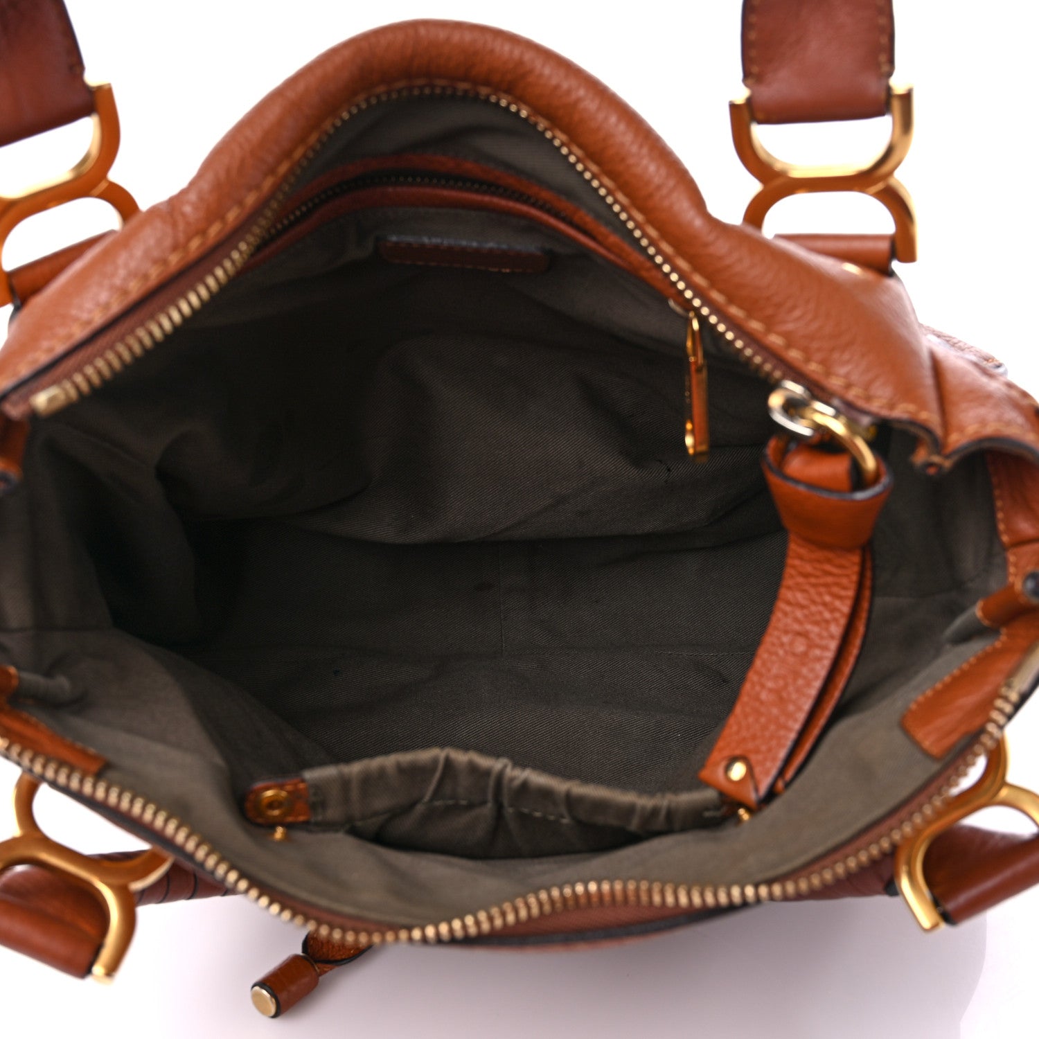 Chloe Calfskin Medium Marcie Satchel Tan 5 of 17