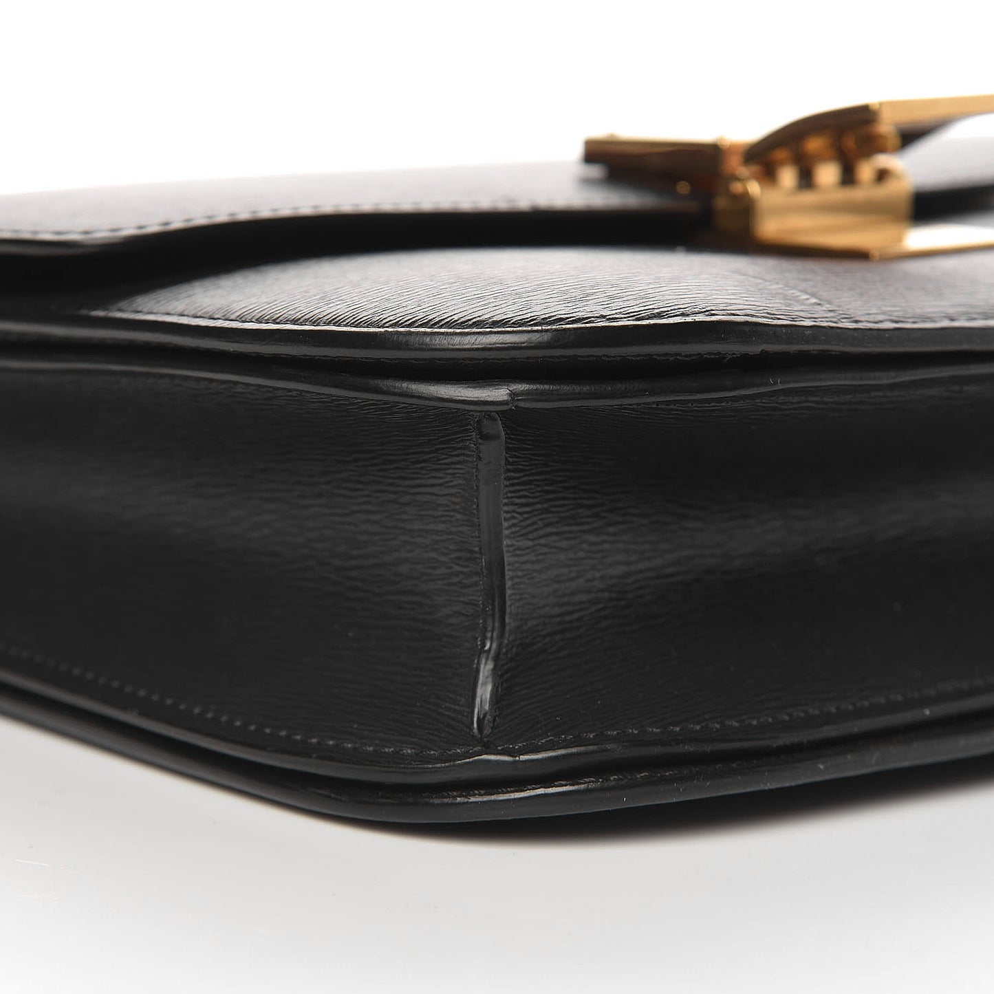 Liege Calfskin Medium Classic Box Flap Bag Anthracite
