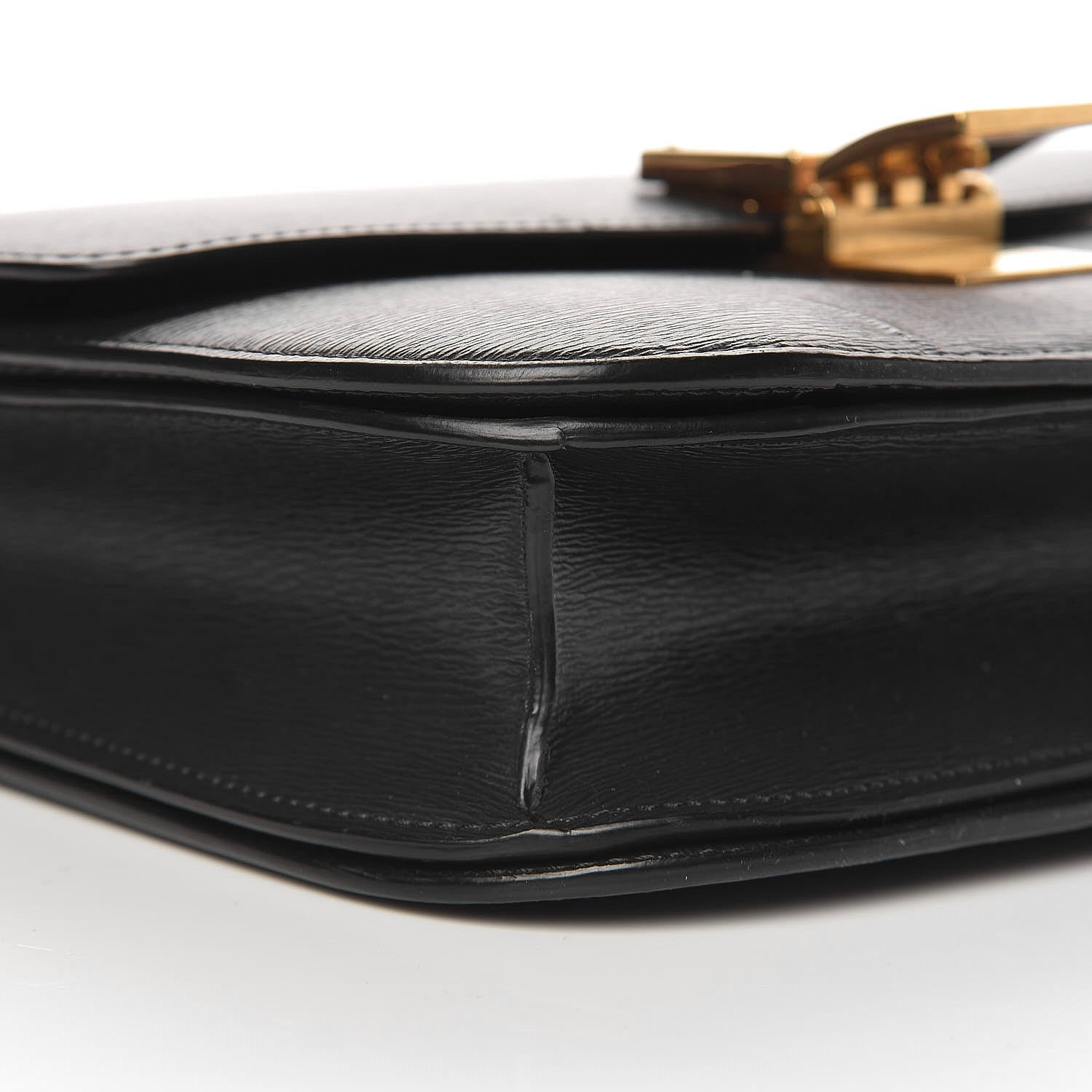 Celine Liege Calfskin Medium Classic Box Flap Bag Anthracite 14 of 17