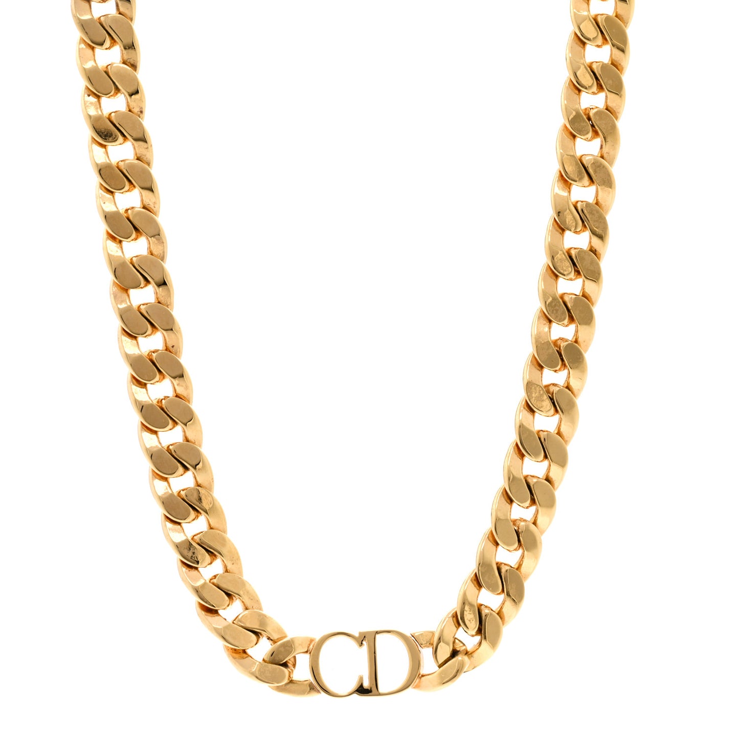 Metal Danseuse Etoile Chain Choker Necklace Gold