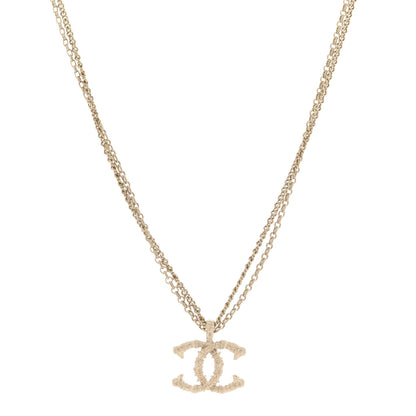 Chanel CC Multi Strand Chain Necklace Gold 1 of 6