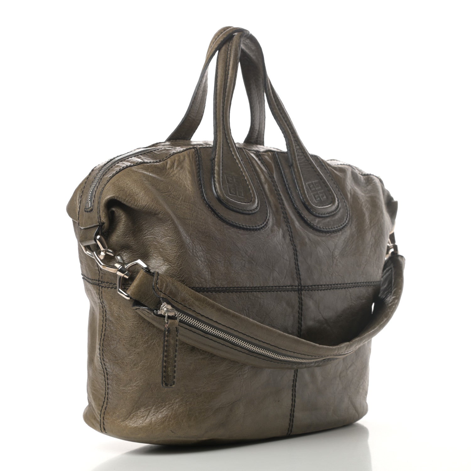 Givenchy Sugar Goatskin Medium Nightingale Light Khaki 3 of 17