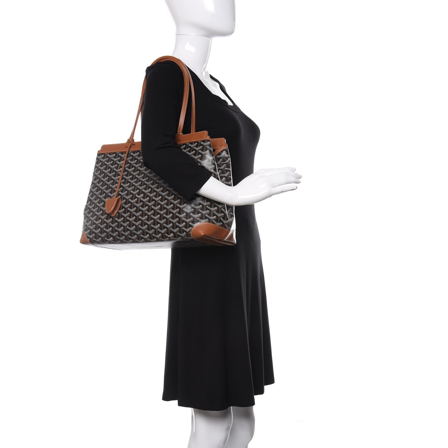 Goyard Goyardine Bellechasse PM Black Gold 2 of 15