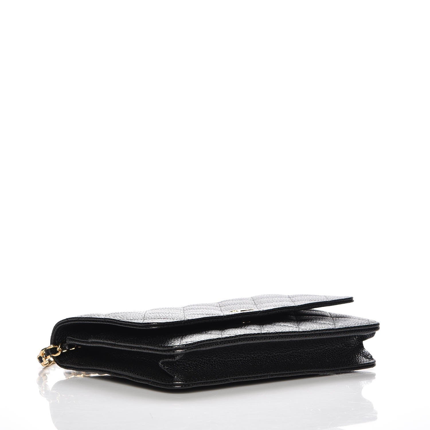 Chanel Caviar Quilted Wallet On Chain WOC Black 4 of 9
